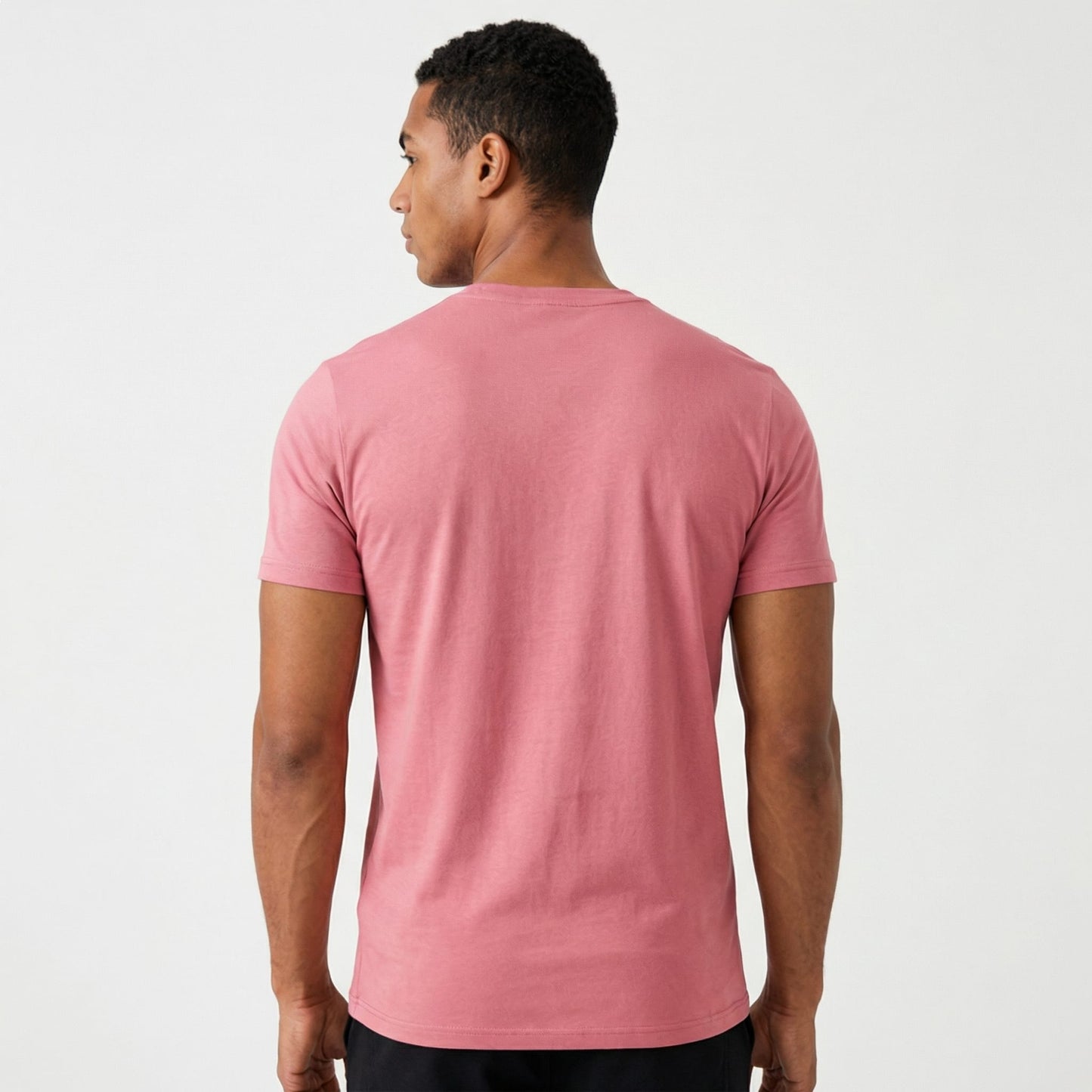 T-shirt rose a coupe Ajusté