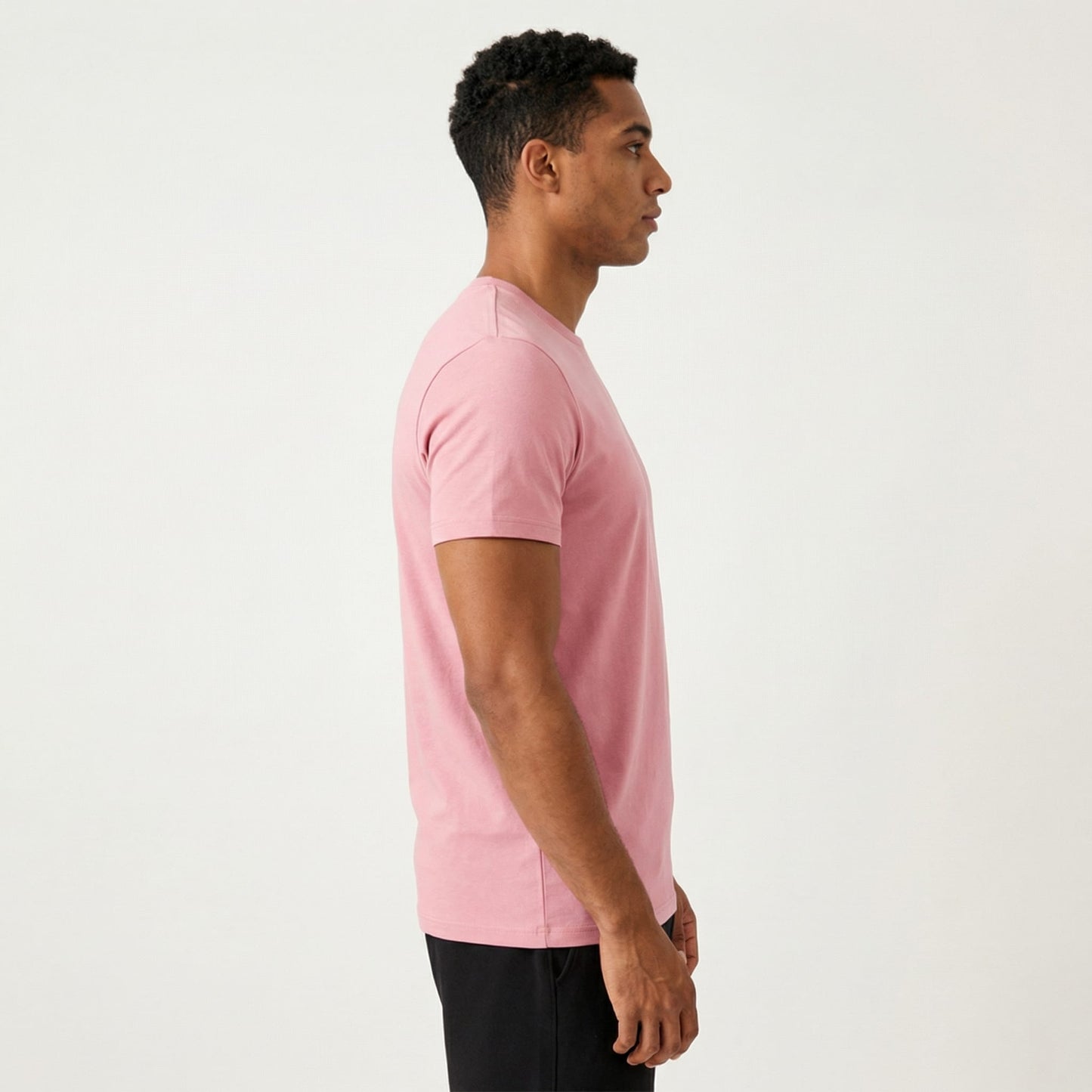 T-shirt rose a coupe Ajusté