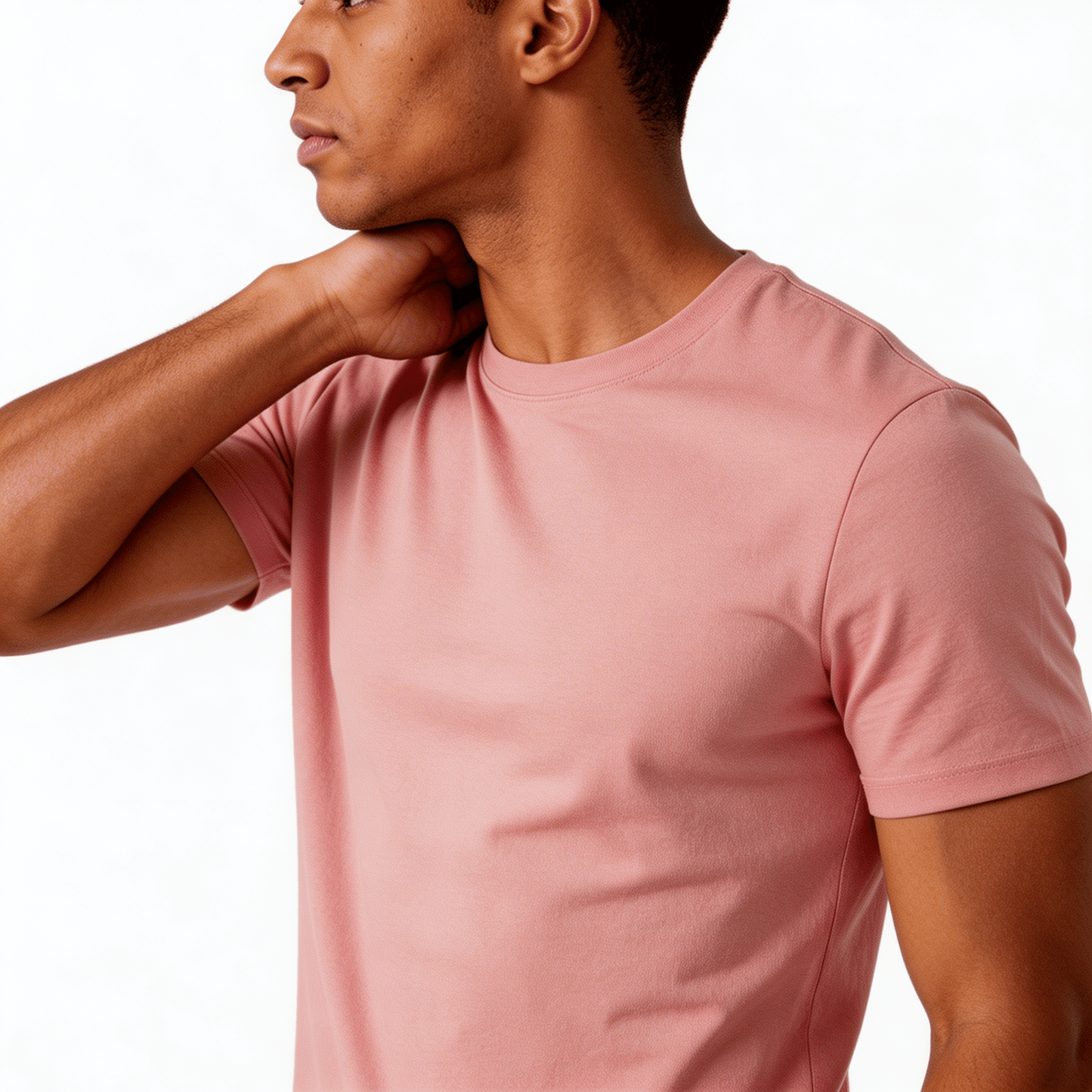 T-shirt rose a coupe Ajusté