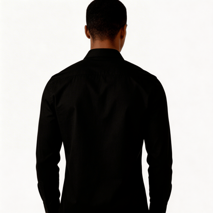 Chemise noir habillé