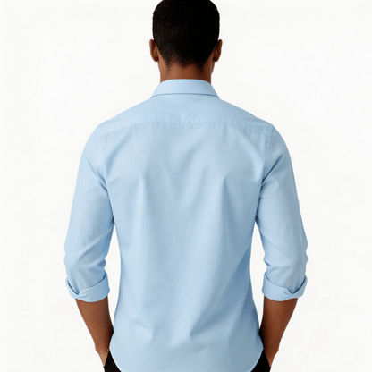 Chemise bleu ciel habillé