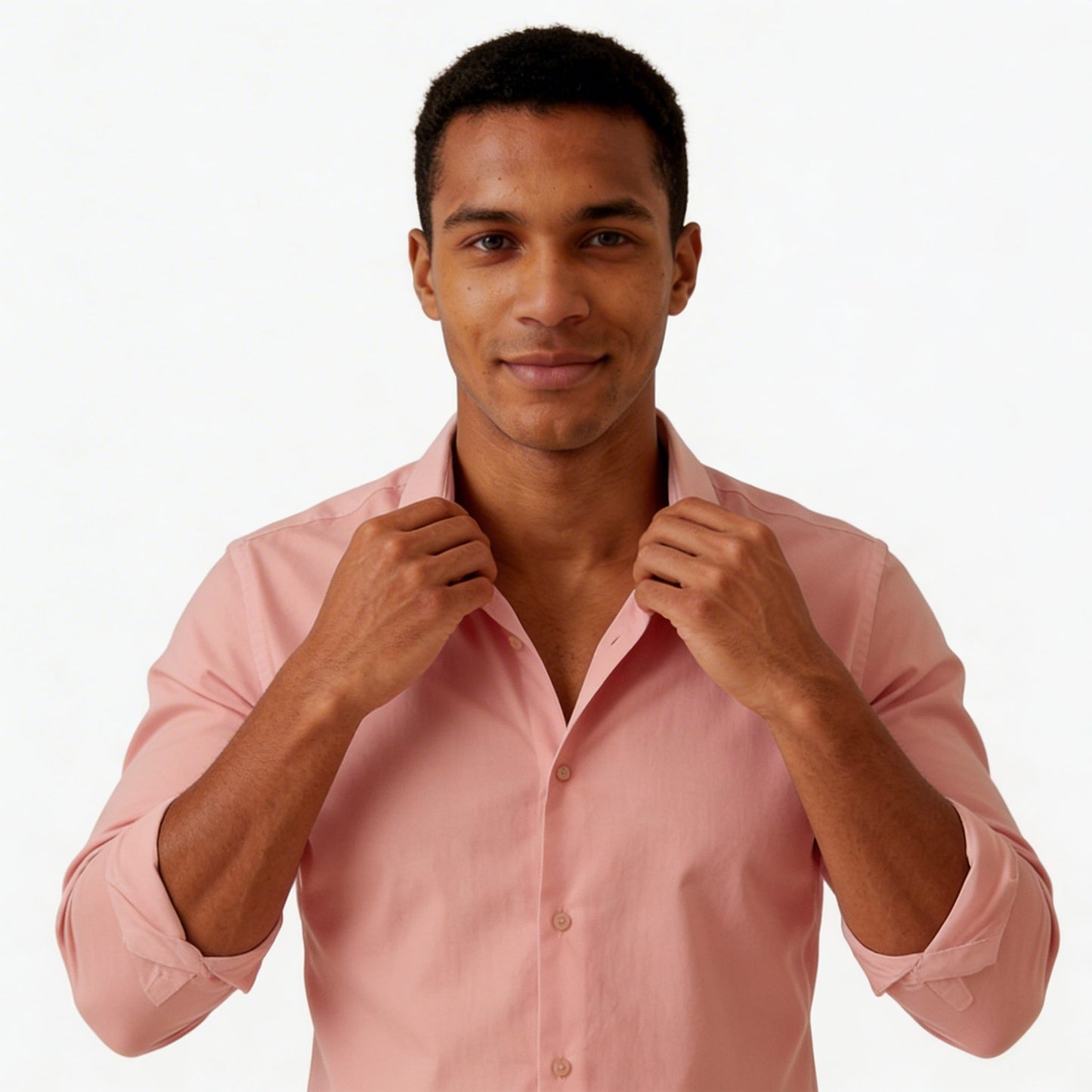 Chemise rose habillé