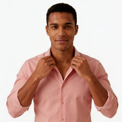 Chemise rose habillé